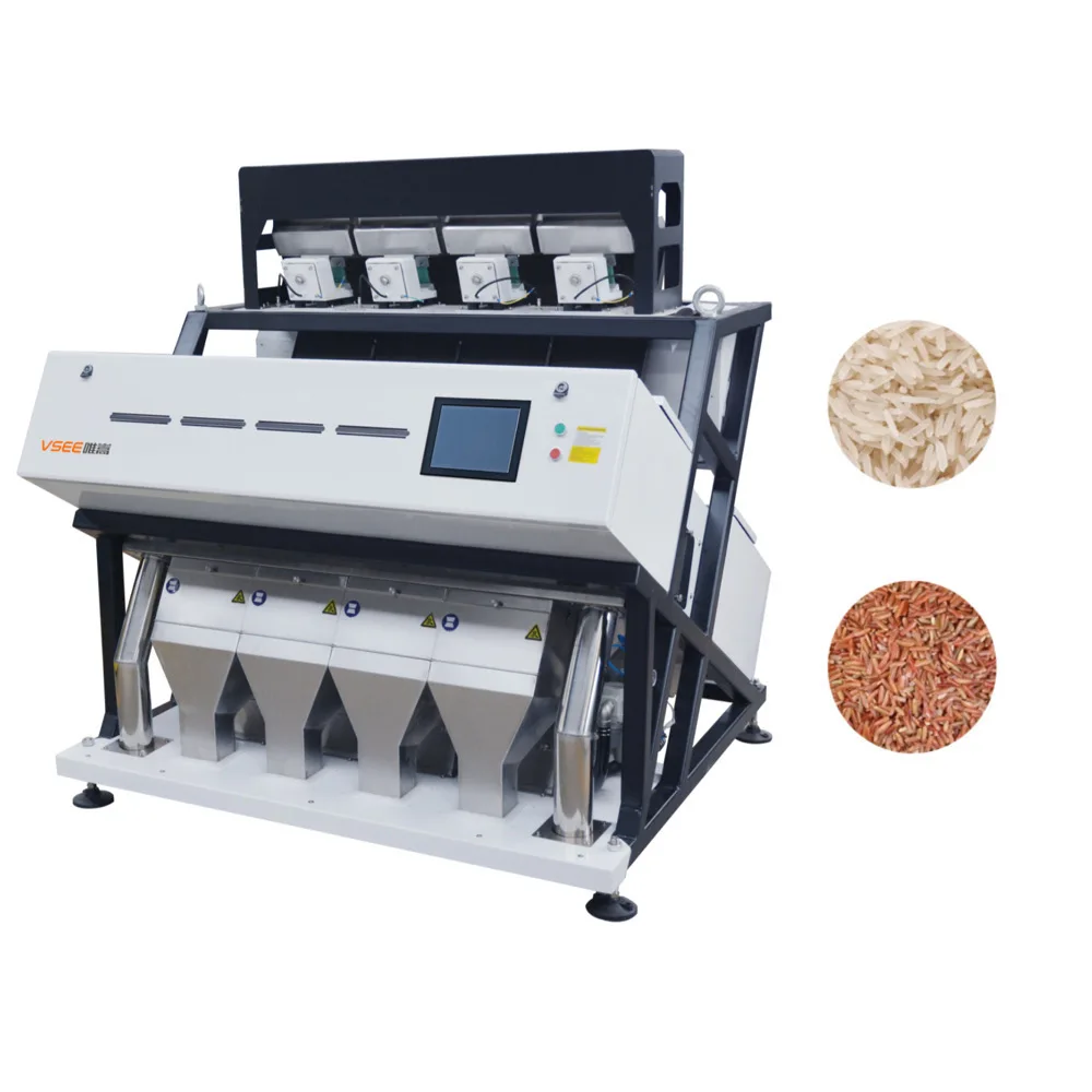VSEE 4 chutes CCD Color  Sorter Rice processing machine rice mill machine price Thailand