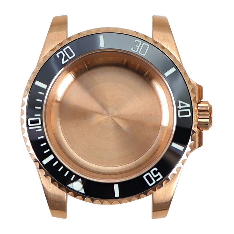 Custom Vintage NH35 Case High Precision Modified Mechanical Parts black bezel Fit Seiko NH34 NH36 ETA 2824 Miyota 8215 Movement