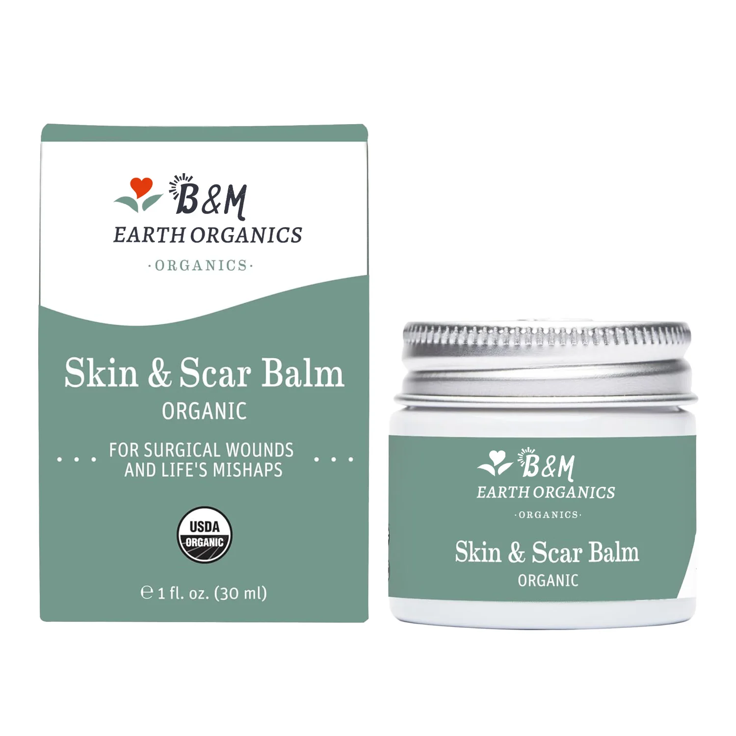 Organic Skin Scar Balm Skin Care Pregnancy Stretch Mark Scar Cream with Organic Jojoba Oil Tamanu Oil