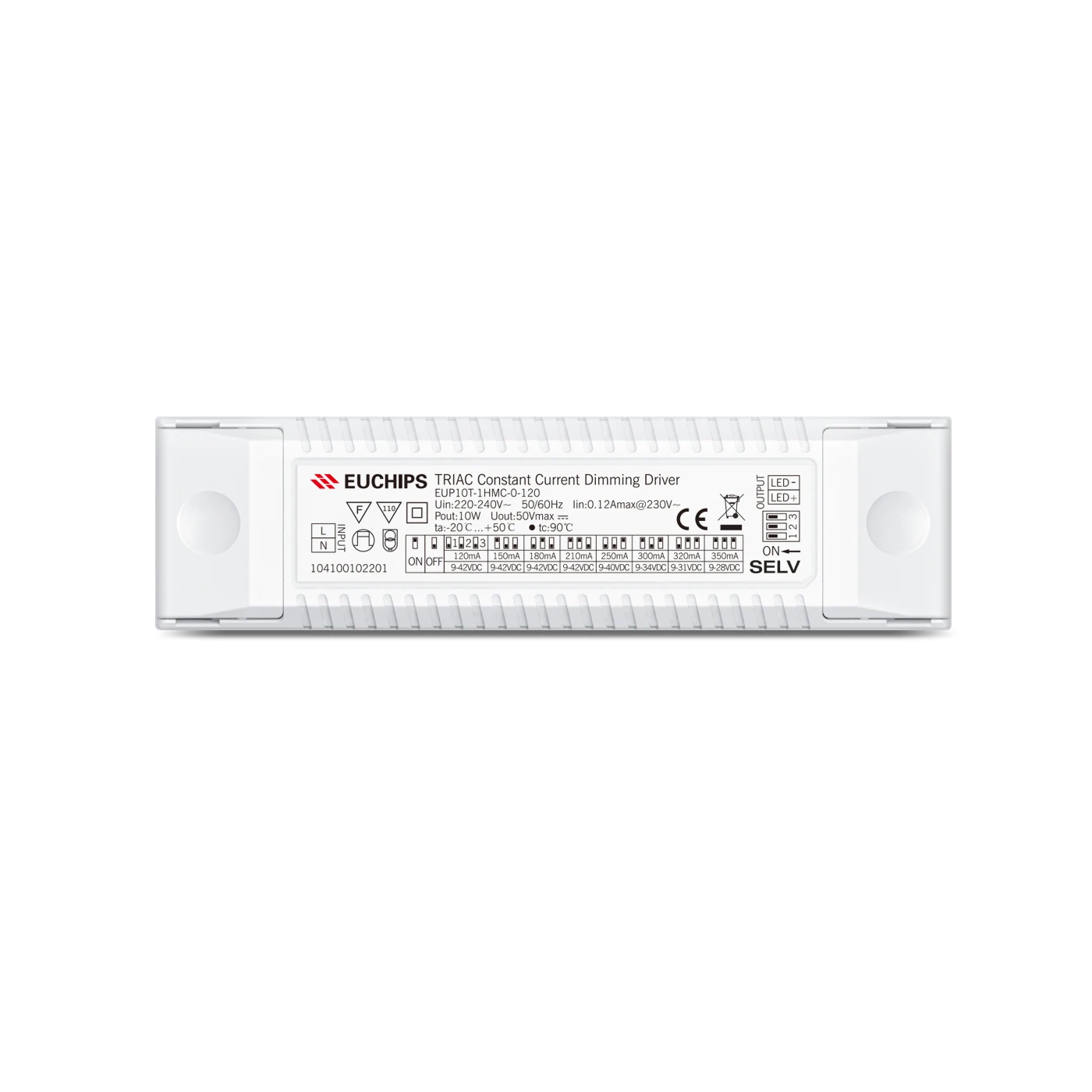 EUCHIPS 10 Вт 120 мА ТРИАК с постоянным током и затемнением