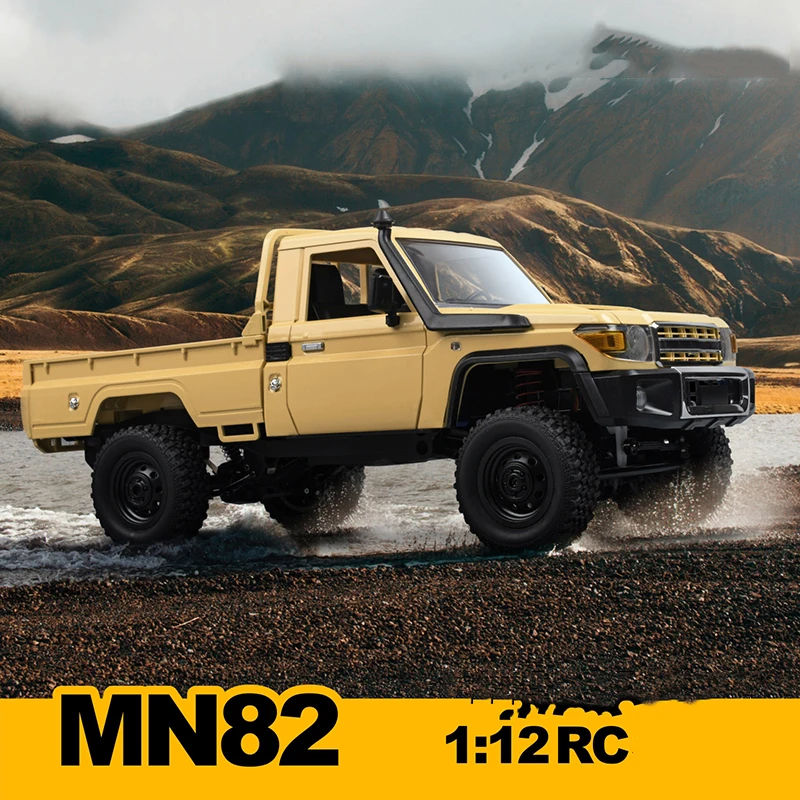 MN-82 RC Model Hobby RC Car 1:12 Scale 2.4Ghz 4WD Land Cruiser Off-road Vehicle Speed Control  Radio Control Car Toy