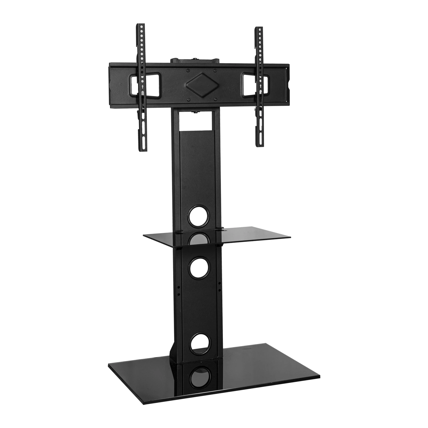 Manufacturers Steel Modern Adjustable Swivel VESA 600*400 TV Floor Stand Mount LED LCD Tilt TV Stand