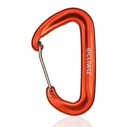 JRSGS 7075 Aluminium Carabiner Clips 12KN Ultra-Light Climbing Carabiner Customized the LOGO Snap Hooks S7801S