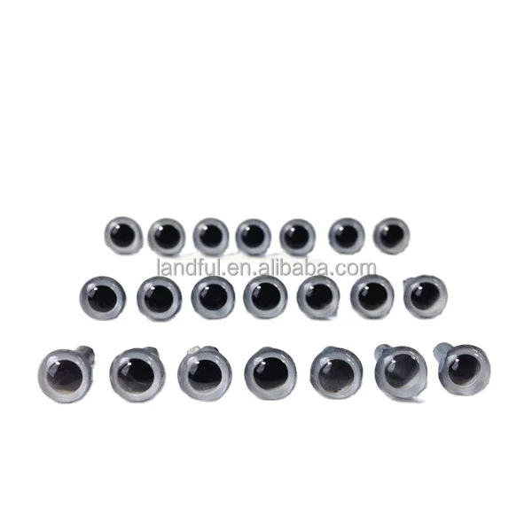 6-55MM  Gray Toy Accessories Toy Parts Handicraft Doll Safety Eyes