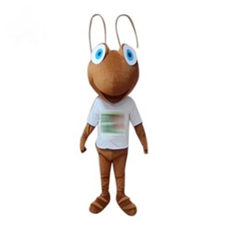 Lucky Mascot Little Brown Ant Mascot Costume Fancy Dress Custom Cosplay Theme Mascotte Carnival Costume
