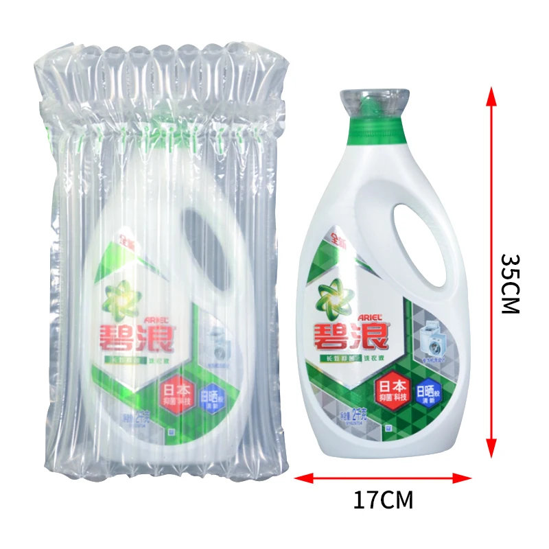 2022 Hot Express Packaging PEPA Bubble Column Wrap  Air Bubble Tube Air Column Wrap for Laundry Detergent