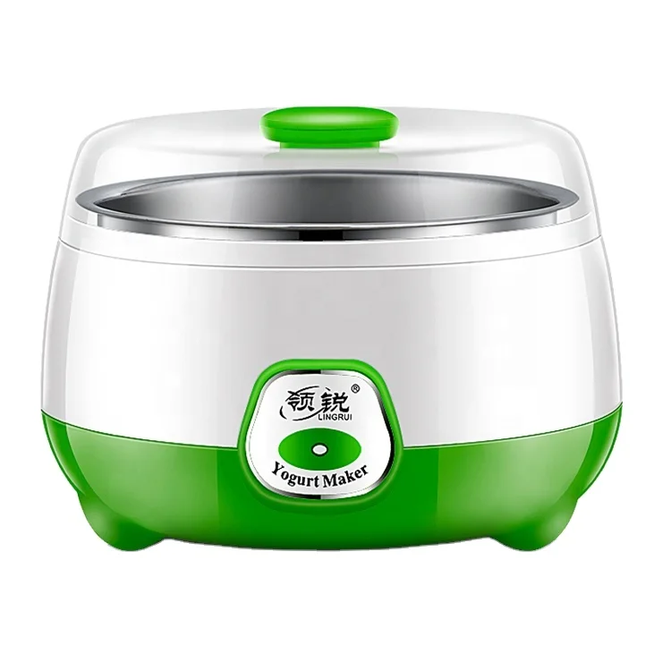 2022 HY Popular Portable Mini Electronic Automatic DIY Home 1L Yogurt Maker Machine with Stainless Steel Liner