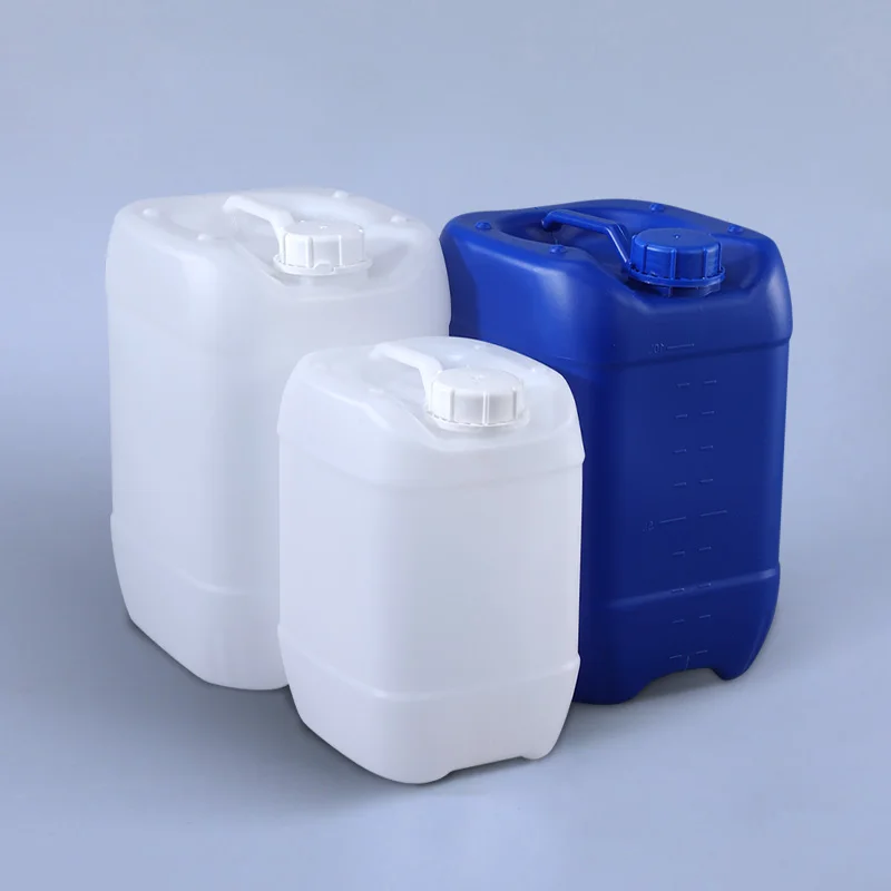 Thickened Food Grade Plastic Packaging Chemical Liquid Stacking Barrel Square 5L Litre Alcohol Dispensing drum