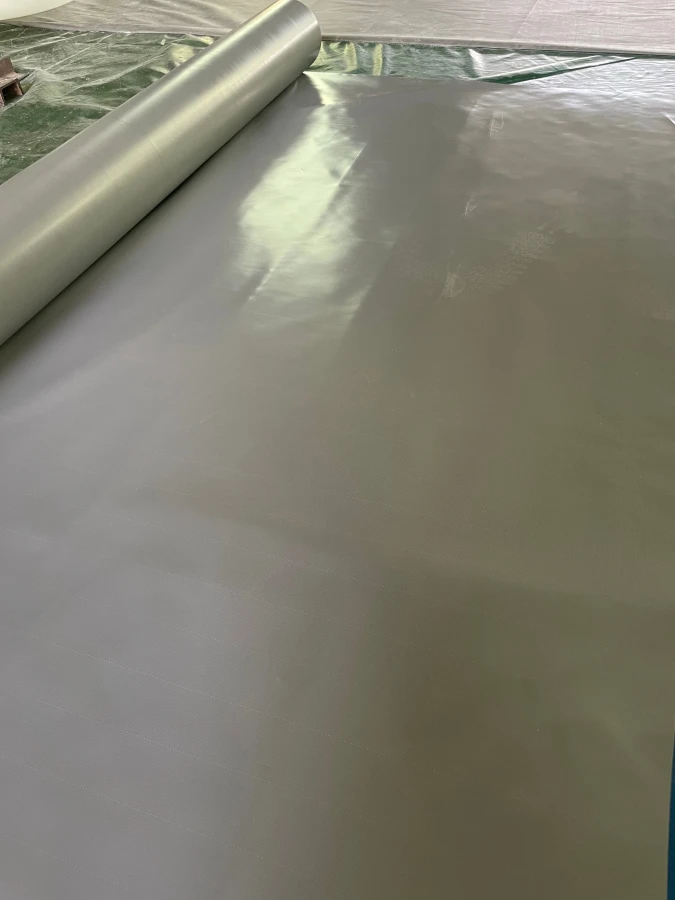 Window awning 500gsm pvc flame retardant tarpaulin household balcony tarp