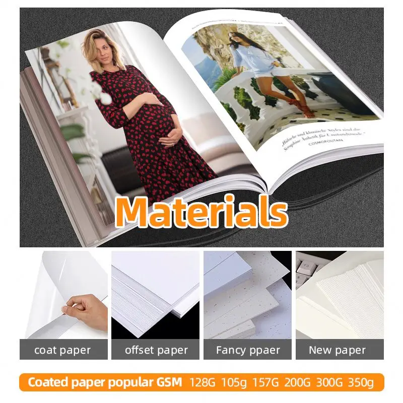 Manufacturer High Quality Cheap Price Hardcover Book Novel Booklet Print Custom Magazine Catalog Brochure Leaflet Flyer Printing