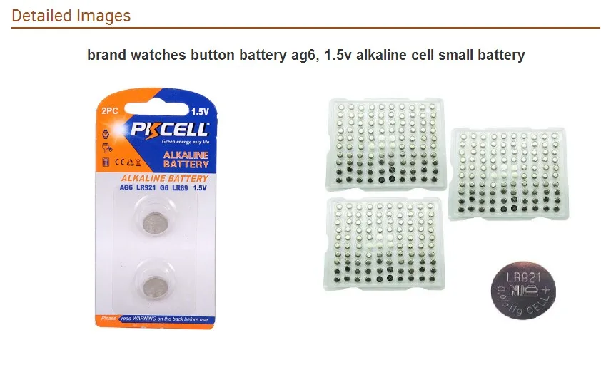 Watch batteries sr920sw sr920 371 ag1 ag3 ag6 ag10 1.5v pkcell 1.5v  button coin cell battery sr621sw watch battery