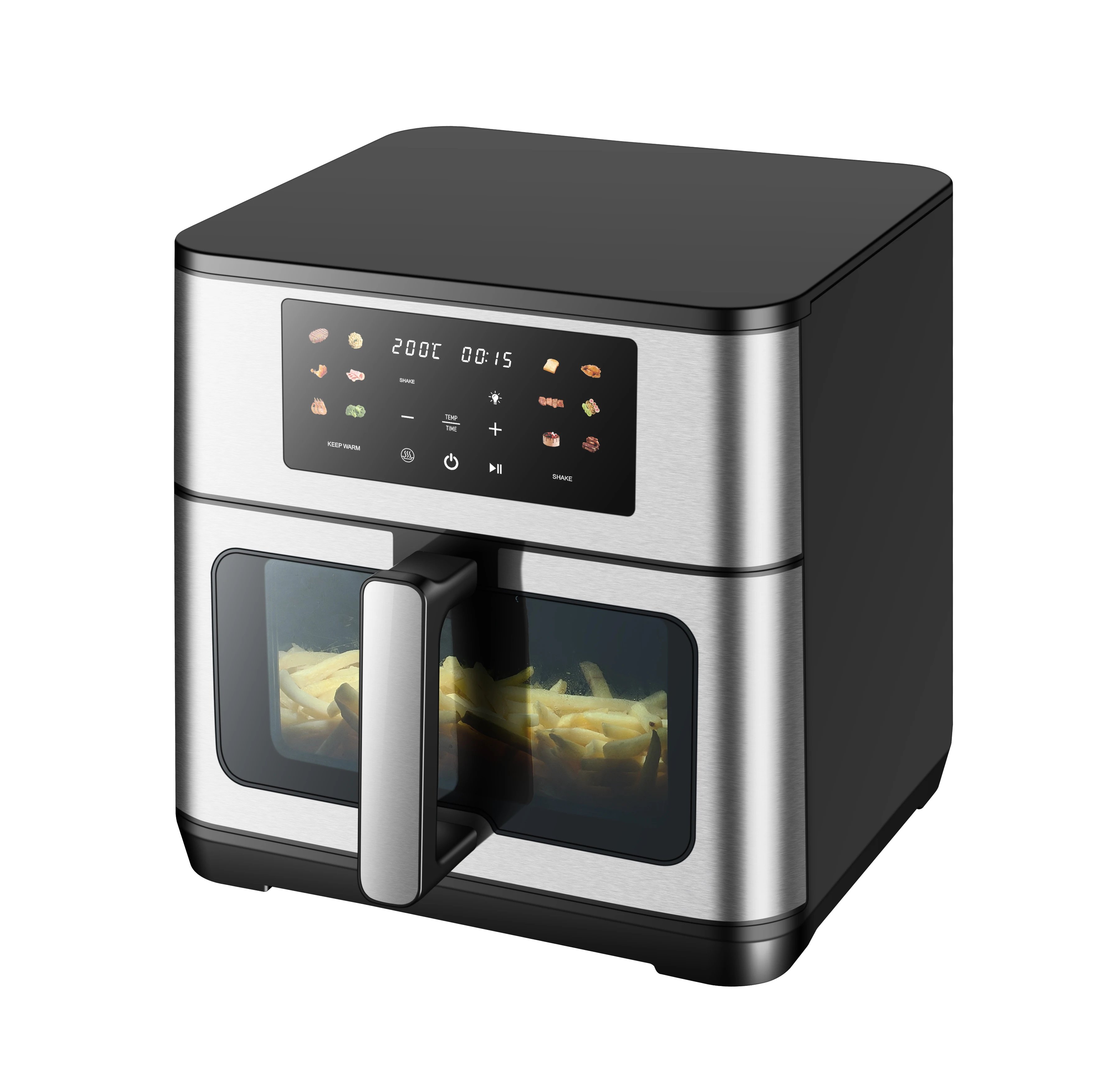 10L 12 menus fryers 1700W high quality air fryer oven domestic stainless steel air fryer with factory best price for wholesale