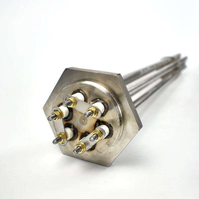 BRIGHT 110 Volt Battery Powered Waterproof Electric Flange Immersion Heating Element Water Heater With Temperature Control