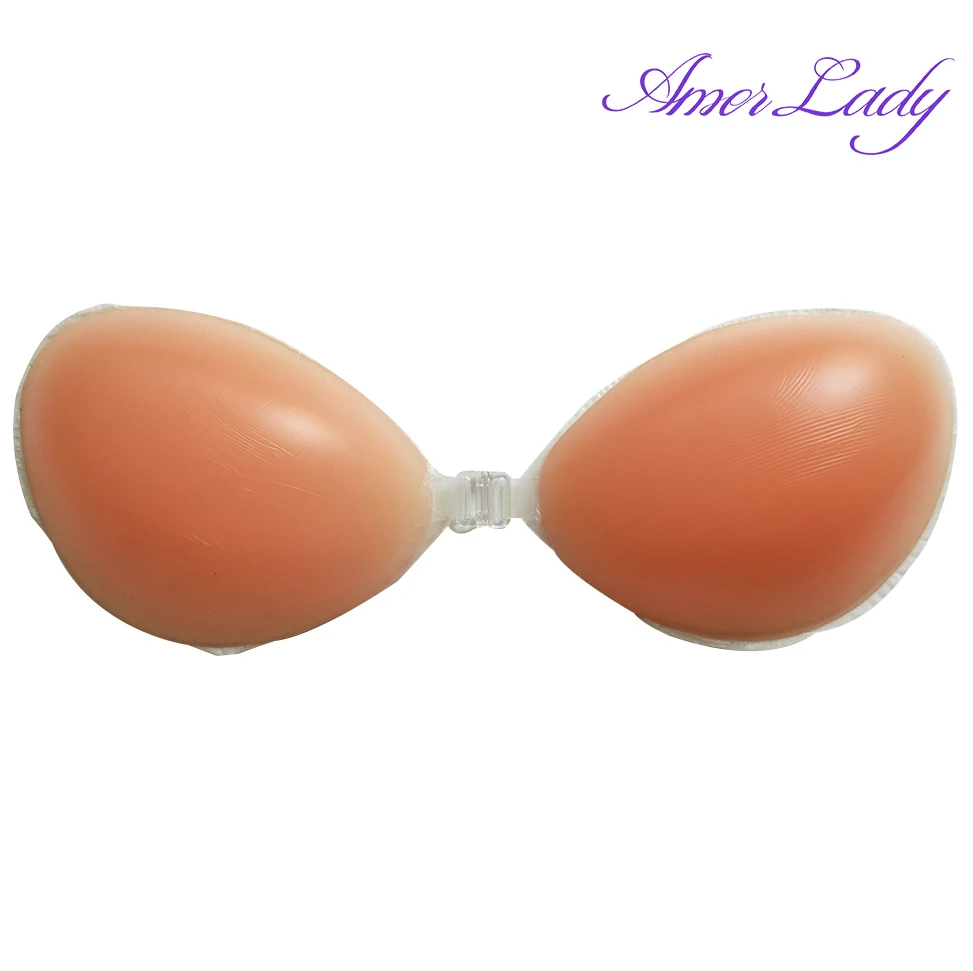 Reusable Adhesive Bra Strap Sticky Push UP Silicone Bra for ladies Silicone Nipple cover