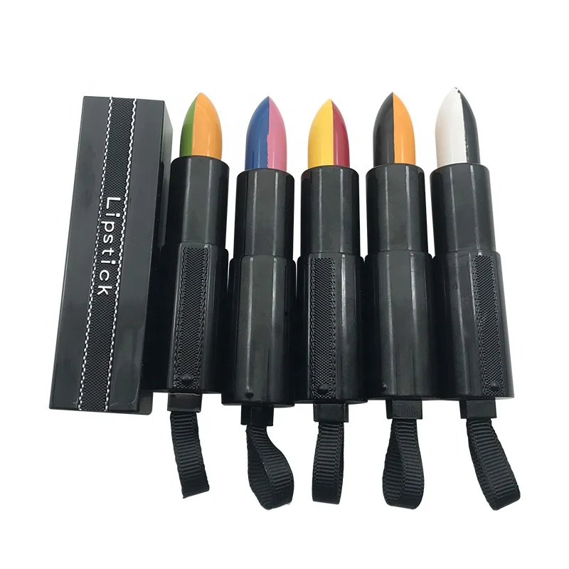 Custom two-color lipstick waterproof lipsticks with private label