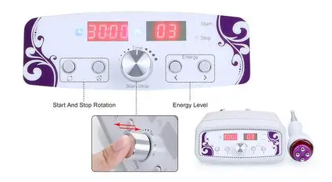 Portable Rotating 360 RF Skin Rejuvenation Radio Frequency Wrinkle Removal Beauty Machine