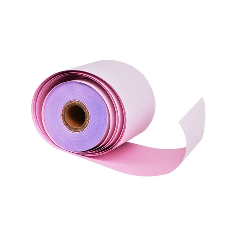 Cash Register Office Thermal Paper Rolls Carbonless NCR 2ply 3ply 76x70mm Roll From Foreversticker