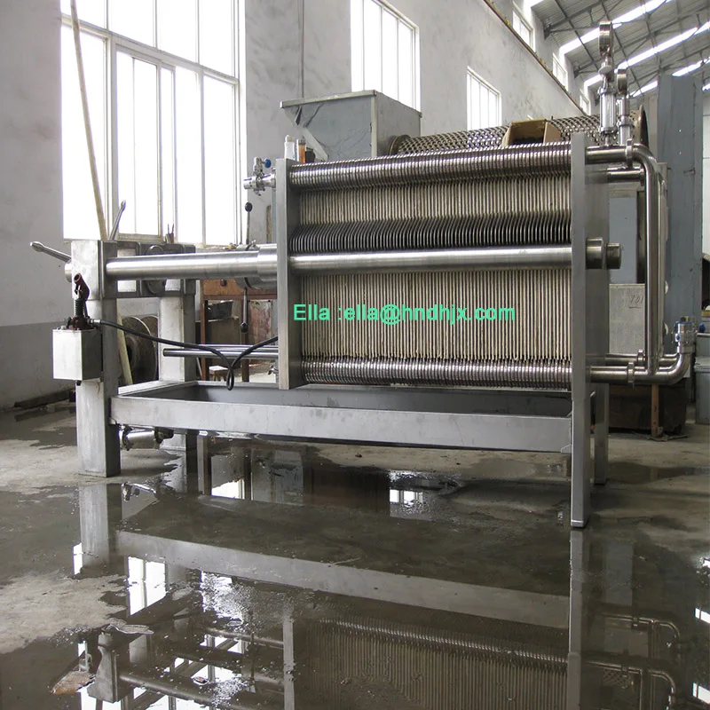 Industrial Filtration Equipment Sheet Filter 40x40CM solid-liquid separation filter press