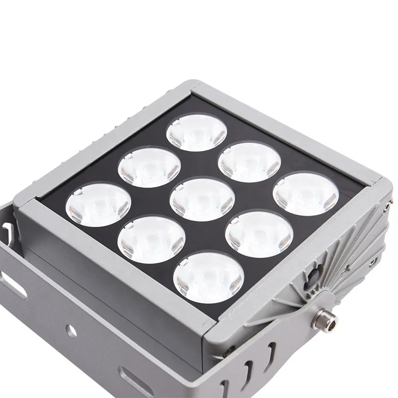 Светодиодный прожектор высокой яркости DMX RGB IP65 Outoodr, квадратный прожектор
