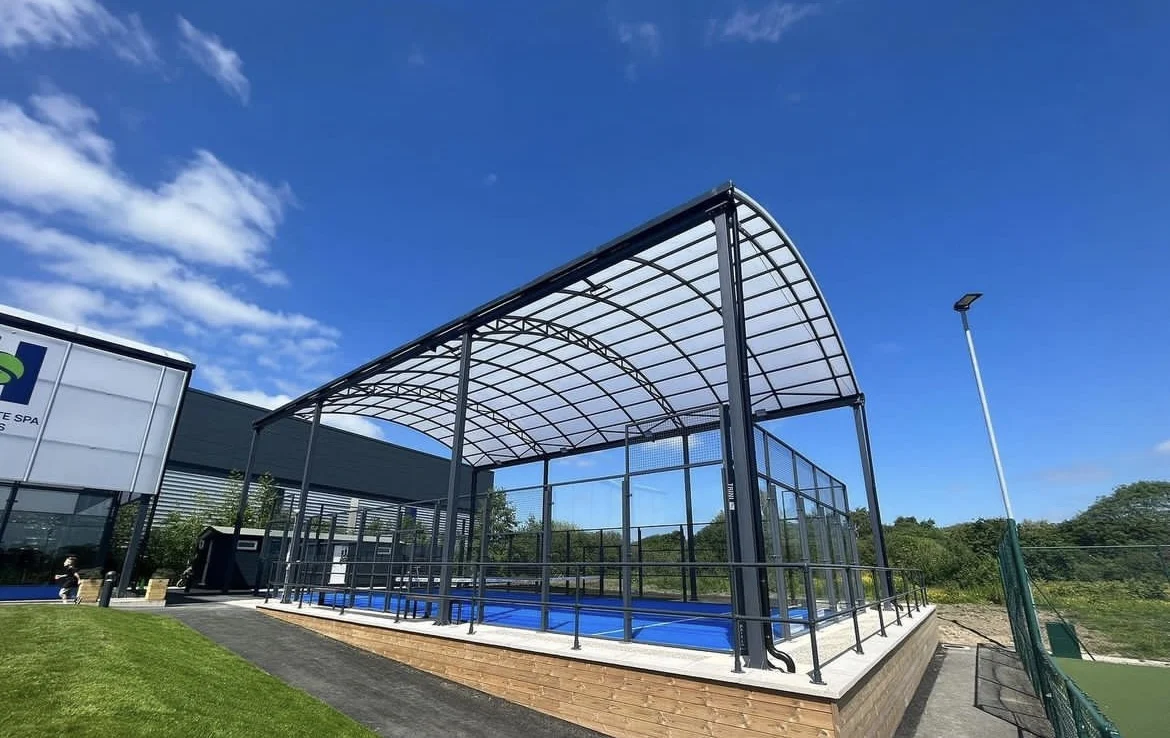 Chinese Supplier Hot Sale Good Quality Sale Padel Court roof Panoramic Type for Padel Tennis Sports