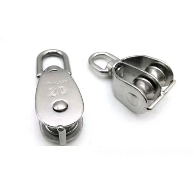 steel cable guide roller single Pulley Block construction lift pulley rope lifting pulley