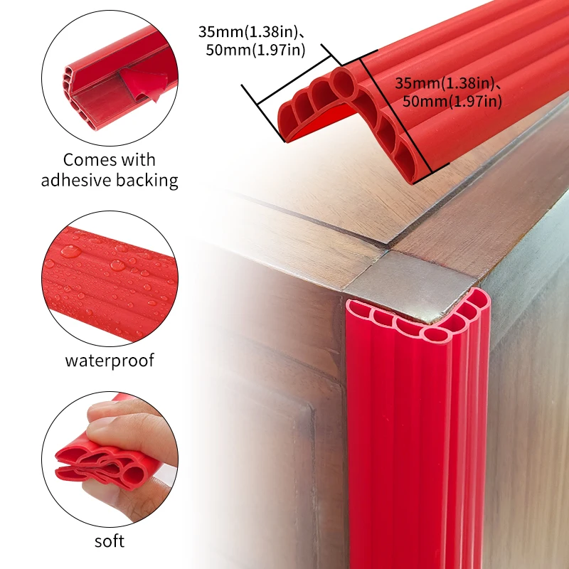 Child-Safe Wall Corner Protection - Custom Plastic Wall Corners with Self-Adhesive Edge Protectors