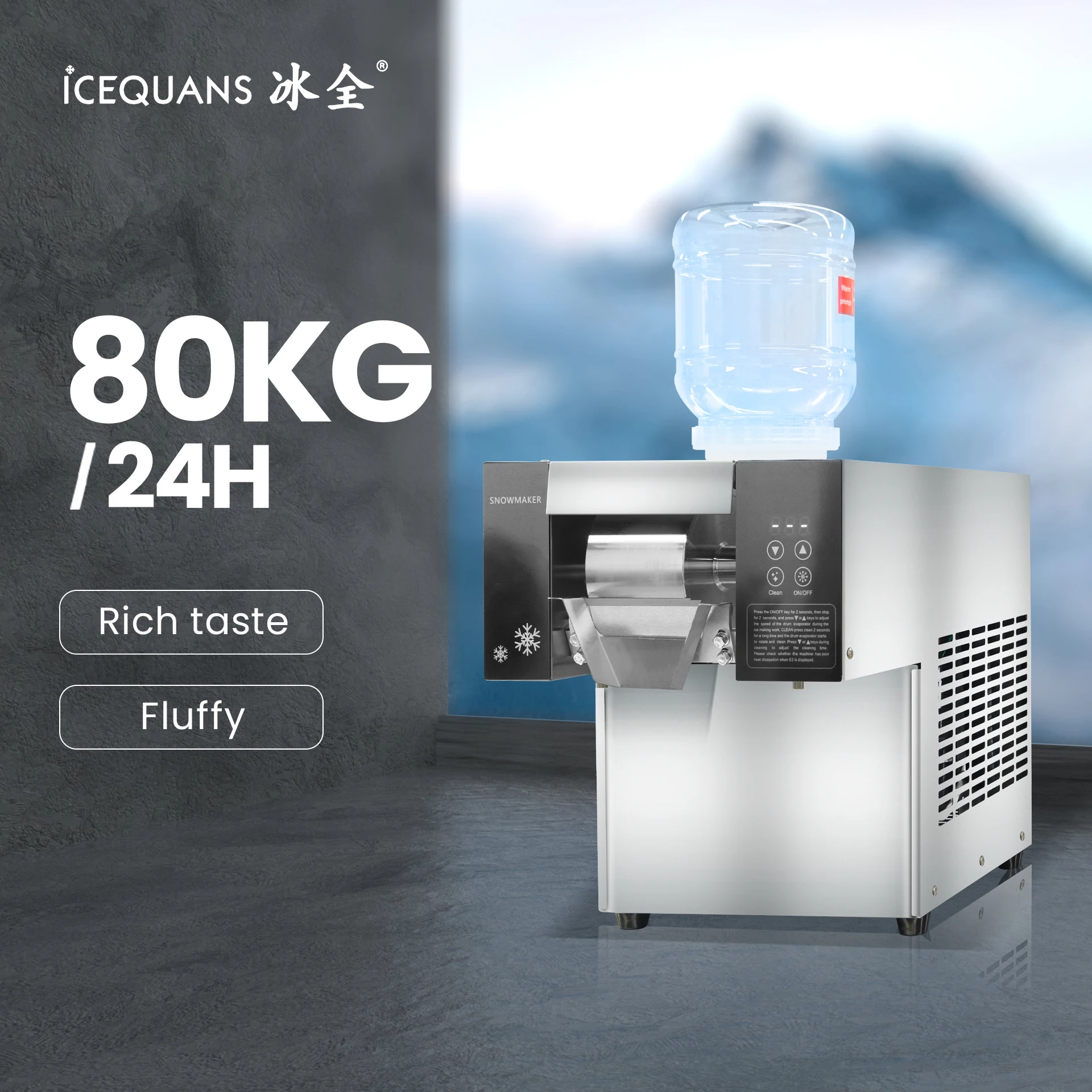 Hot Sale Commercial 220V Snow Ice Flake Bingsu Machine Korean Shaved Ice Machine Bingsoo Making Machine for Dessert Shop