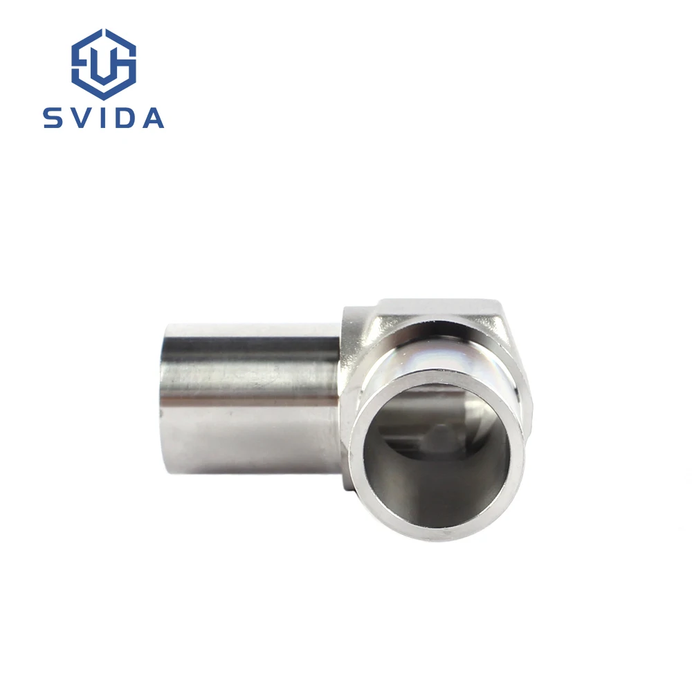 Stock Stainless Steel 1/4 3/8 1/2 Inch Weld Elbow Connection Tube Fittings