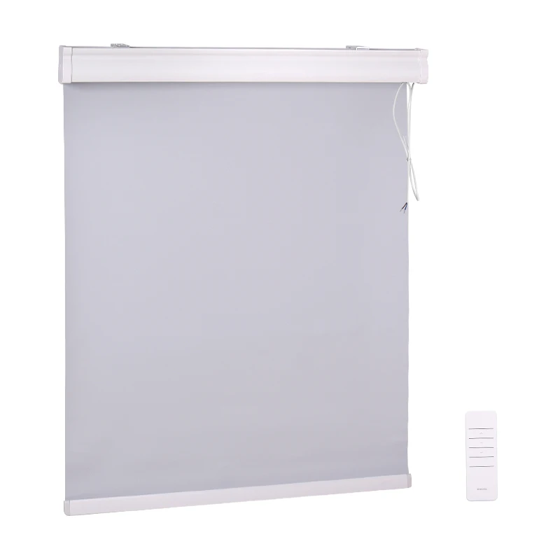 Luxury automatic electric cordless remote control roller shades 3d Printed  motorized roller blinds smart window shades