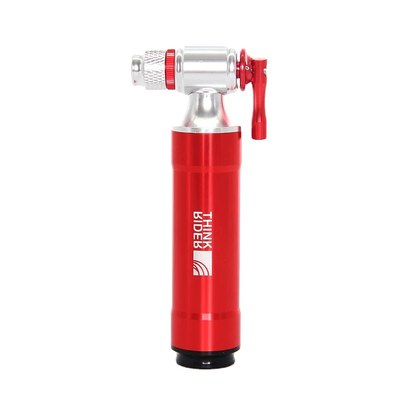 Мини-воздушный насос для велосипеда ThinkRider, портативный насос из алюминиевого сплава для накачки шин для горных дорог, CO2