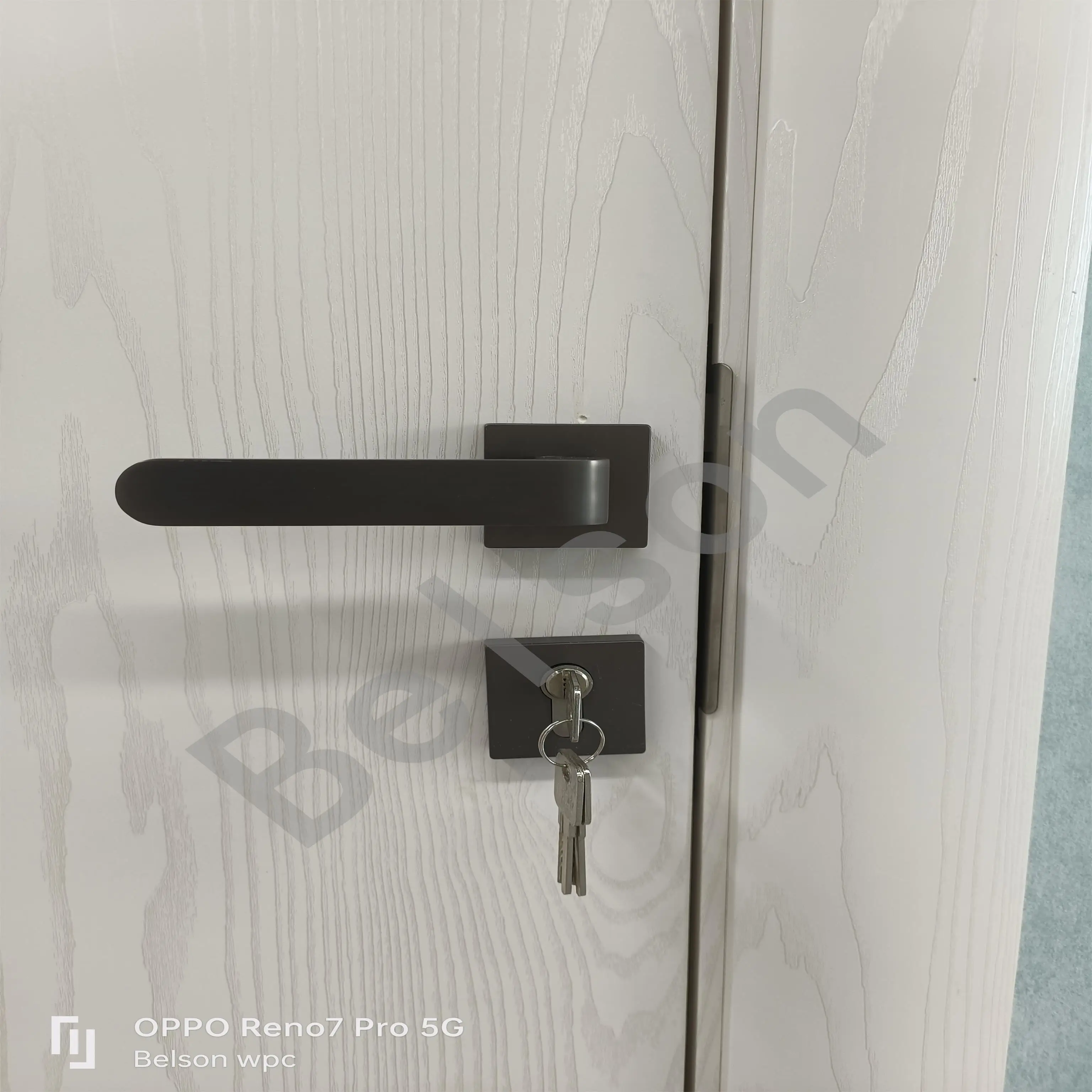 Huangshan Belson WPC Cheap Price Waterproof China Made New Design Interior Israel High Quality Wood Panel Wpc Door