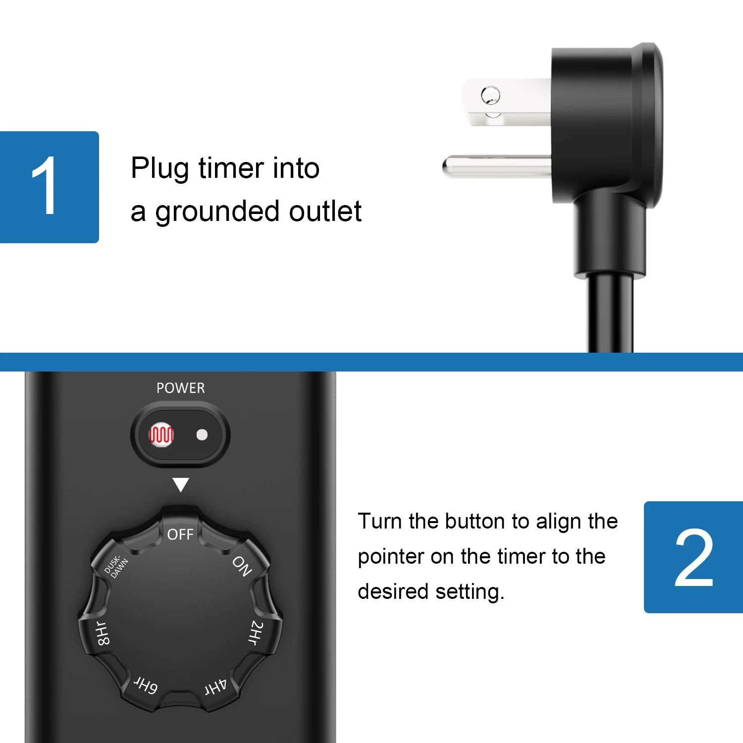 Outdoor Timer Socket Waterproof Timer Photocell Outlet Smart Plug Pool Pump Variable Speed timer