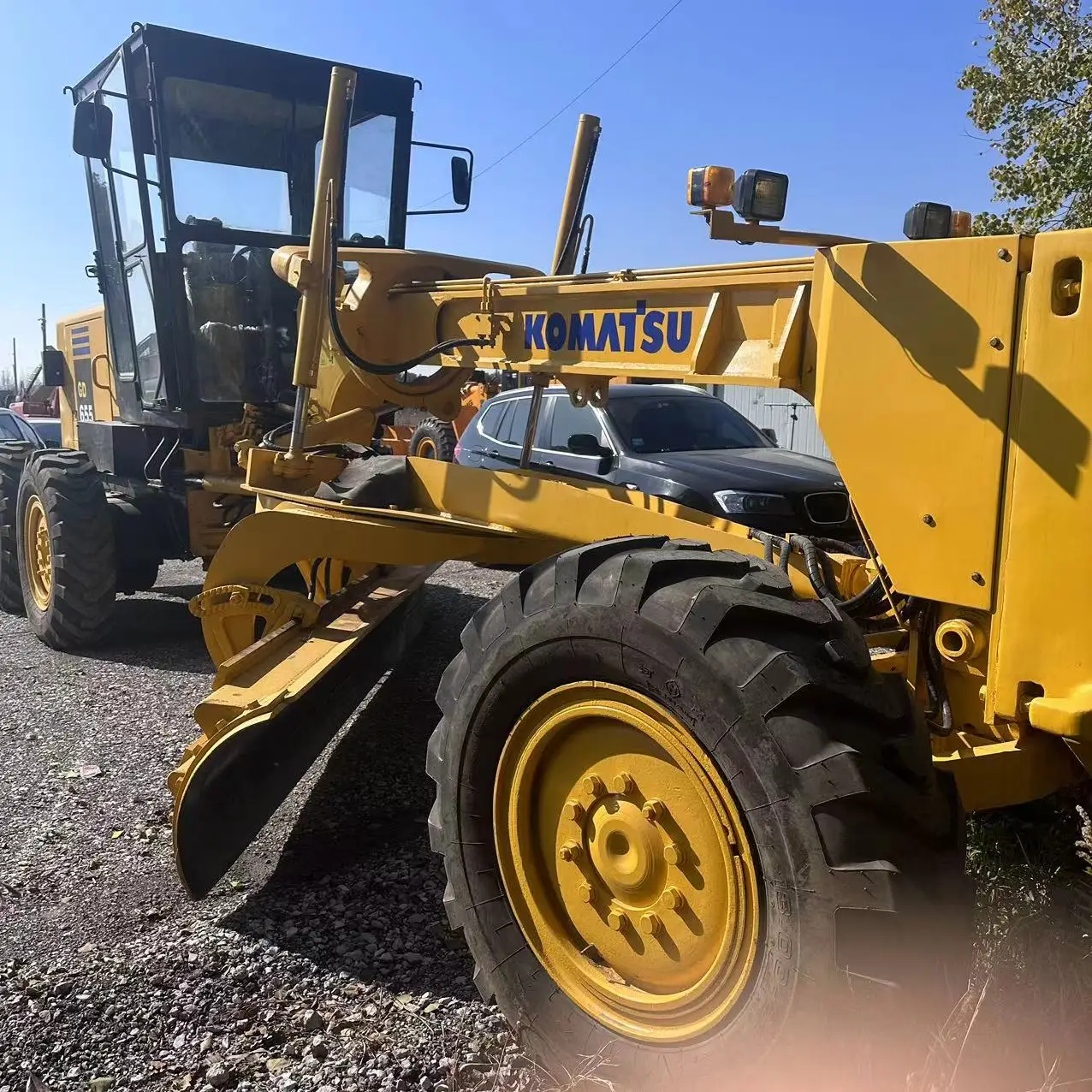 Komatsu wheeled road construction grader machine Komatsu 655 grader grader for sale