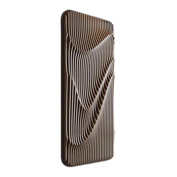 Wholesale of Solid wood 3d wall panel wood cladding interior for villas