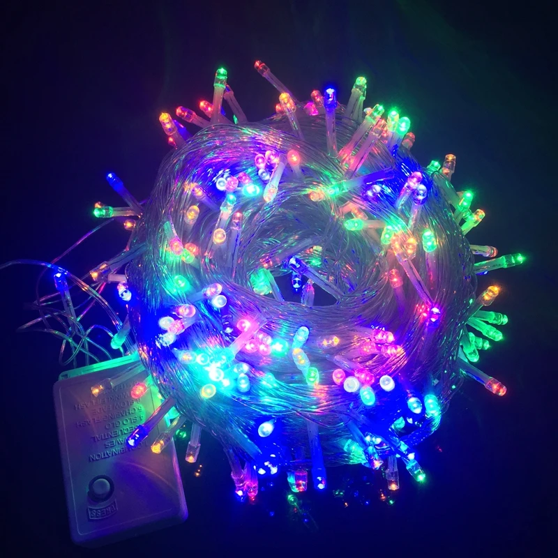 Custom 10M 100 Led String Lights Waterproof Lights 5M 10M 20M 30M 50M 100M Led String Fairy Light For Holiday Wedding Party