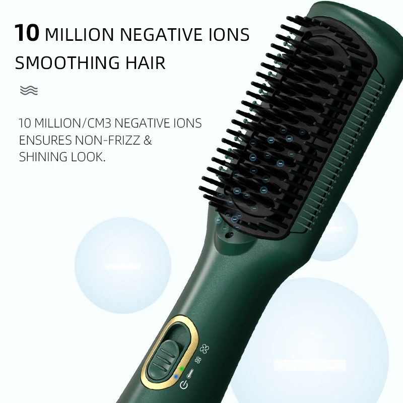 Negative Ions One Step Hair Dryer And Volumizer Hot Air Brush Hair Dryer Brush With 110v And 220v