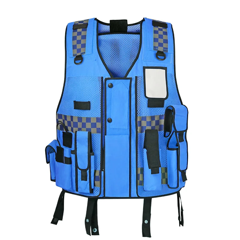 High Visibility Custom Reflective work safety vest construction reflecting working vest Security hi vis labor workersafty vest (1600369779467)