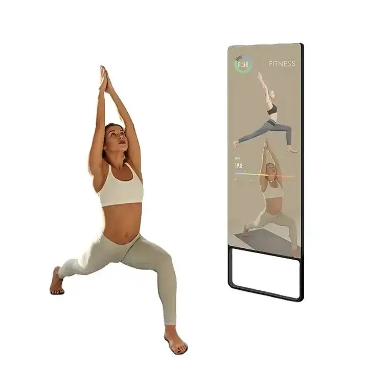 Home Gym Exercise Touch Screen Lcd Display Intelligent interactive fitness mirror Workout Mirror Smart Fitness Mirror Yoga
