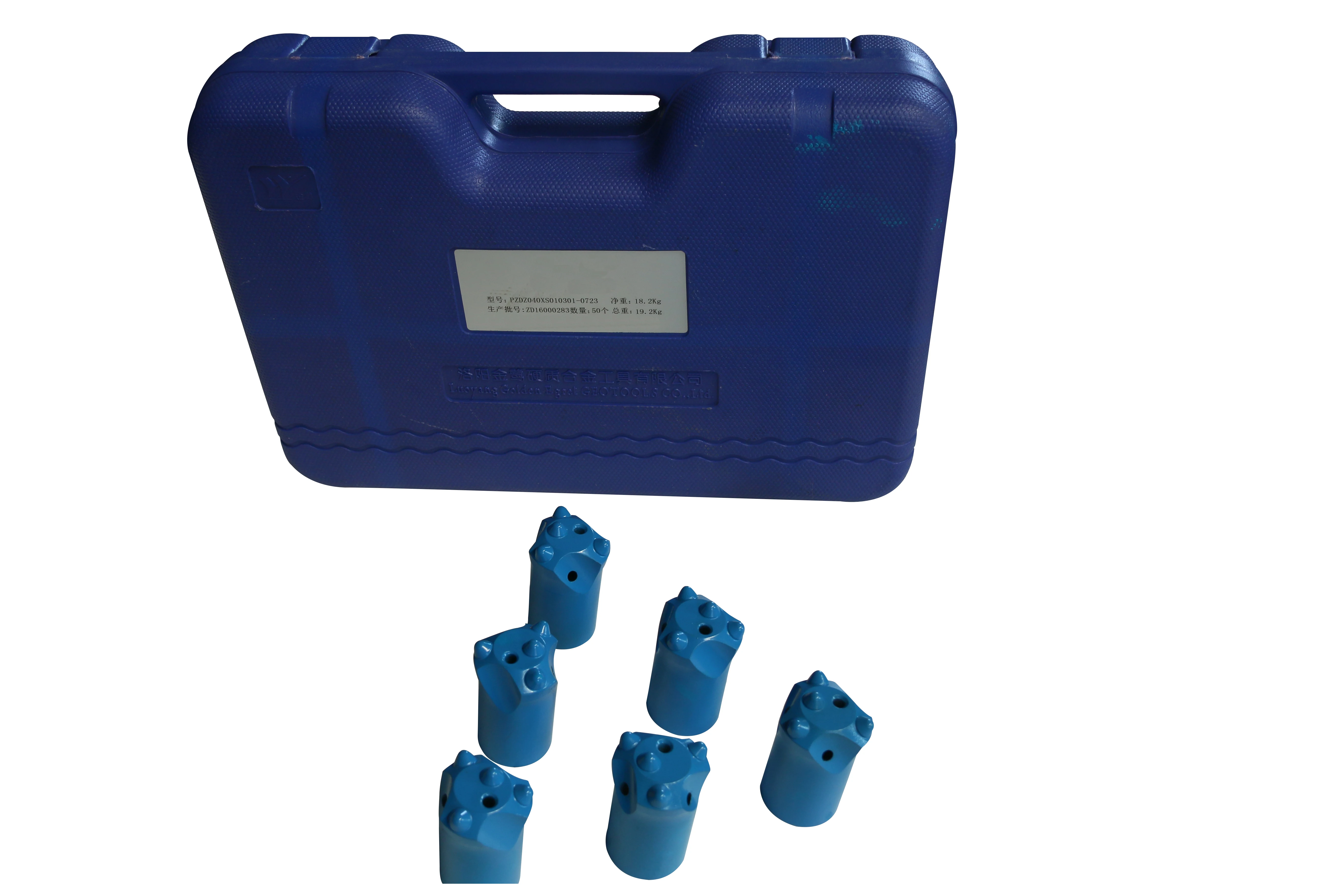 Drilling thread taper 7 11 33 Diameter 33 35 44 45 46 Drill bit with button