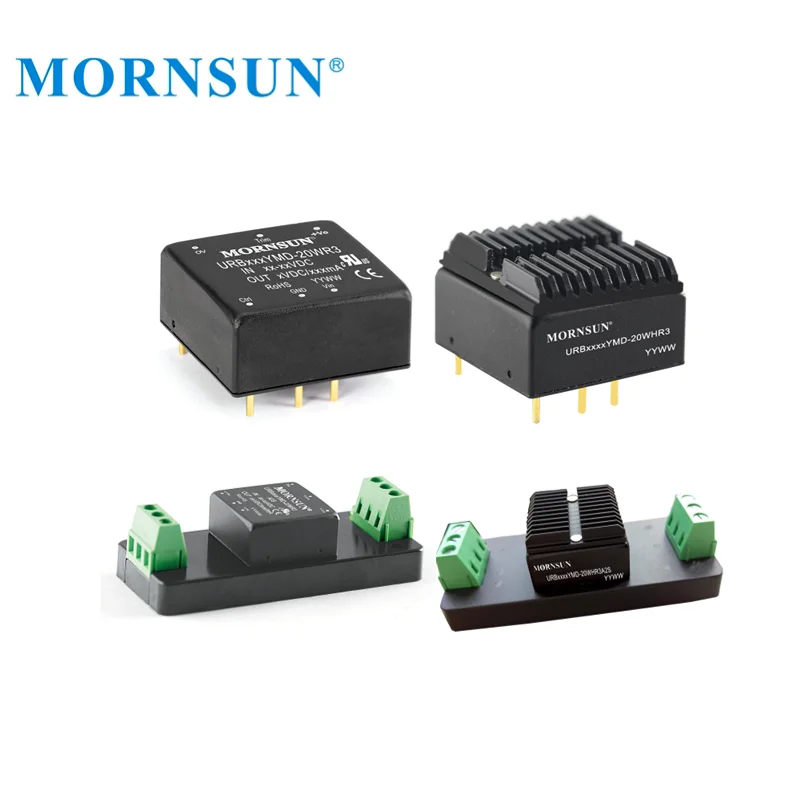 Mornsun URB2424YMD-20WR3 Ultra-wide Input DC DC Input 9-36V 36V to 24V 20W Output Step down Converter Buck Module