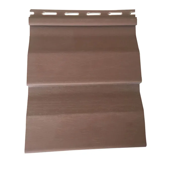 customized Embossing Wood Grain exterior pvc vinyl siding