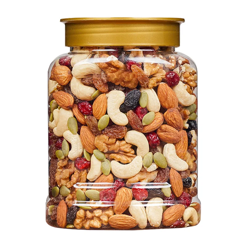 7 types of canned mixed nuts and dried fruits 500g mixed comprehensive nut snacks mixed nuts