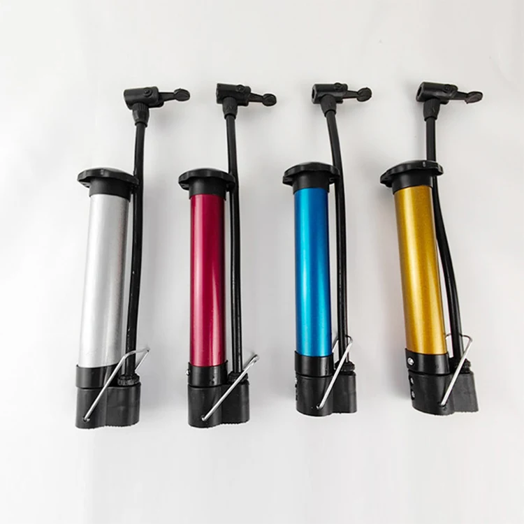 Steel Tube Rubber Basketball Soccer Ball Hand Air Pump Portable Mini Ball Pump