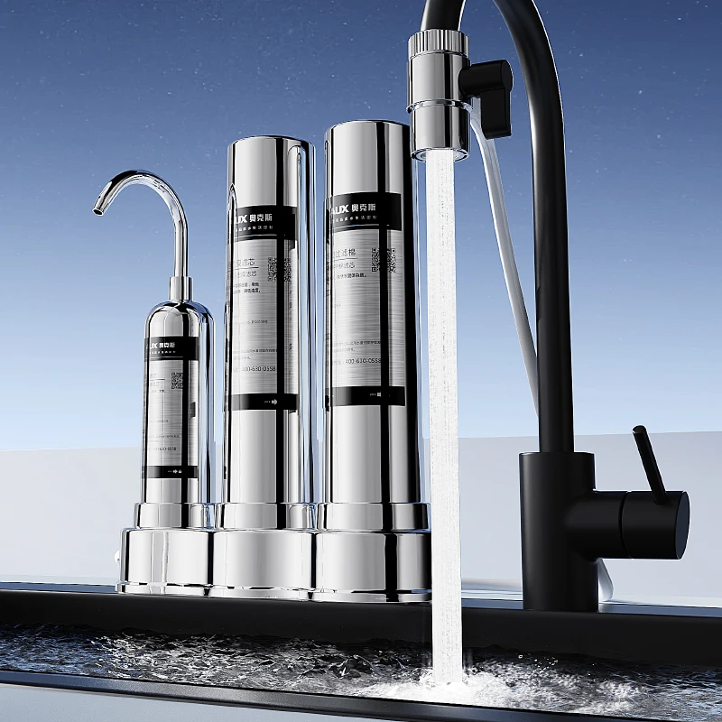 Easy Installation Counter Top UF Filtration Water Filter House Water Treatment Machine 3-stage Filtering