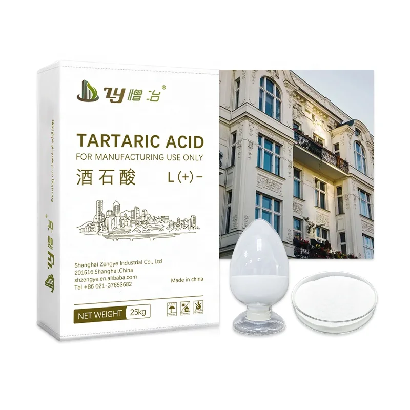 L(+)-TARTARIC ACID CAS NO.87-69-4 Mortar retarding admixture Mortar retarder