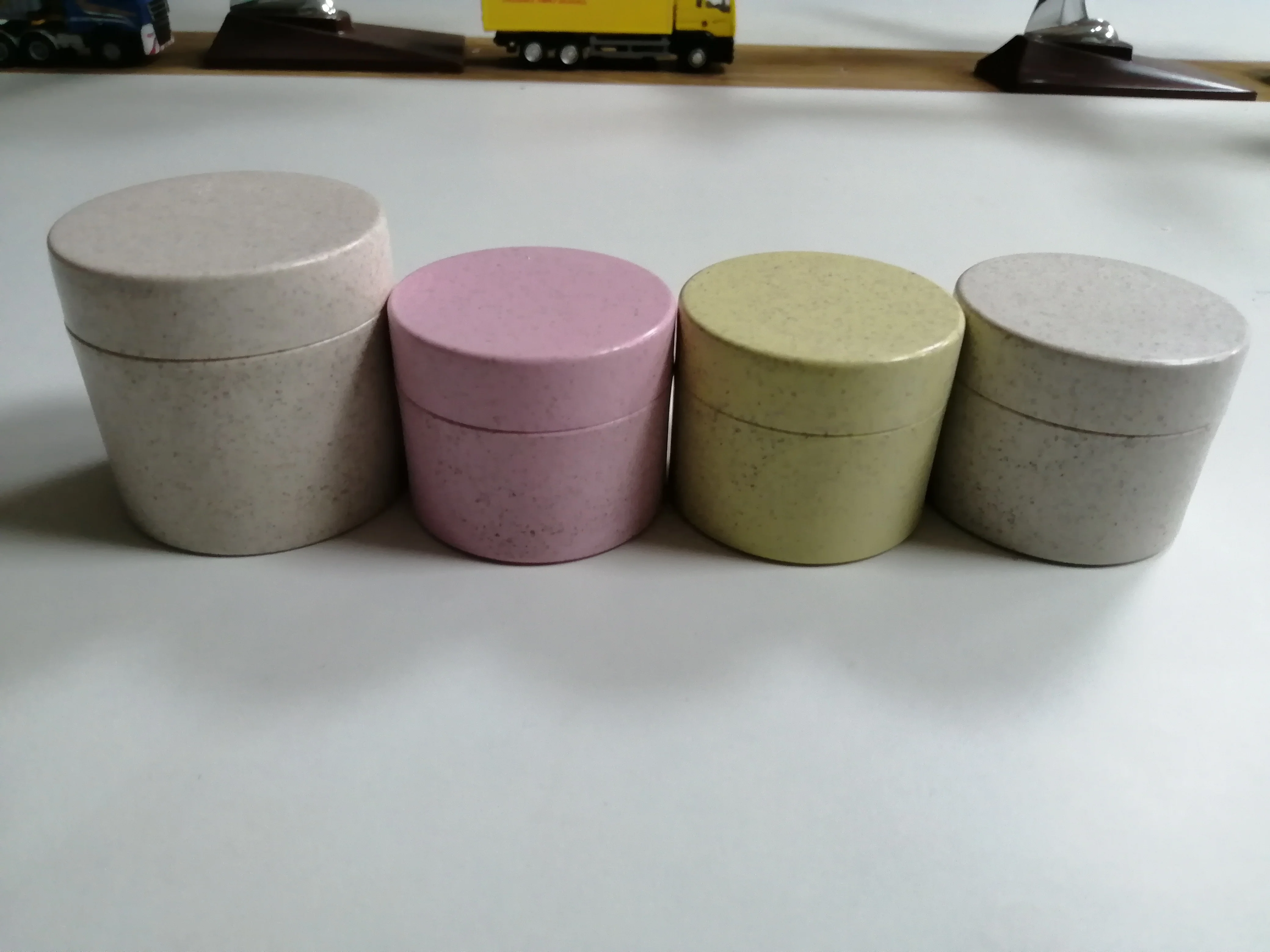 5ml 15ml 30ml 50ml 100ml 250ml eco friendly biodegradable pla corn starch cream jar and cosmetic oil serum bottle PLA-26T