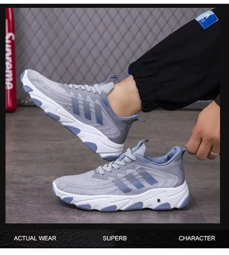 factory wholesale vietnam fly weaving jogging custom walking style shoes casual sneakers for men