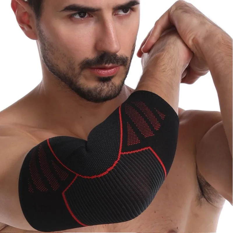 WOSWEIR Adjustable Elbow Guard Honeycomb Sports Protective Gear Adults Arm Warm Running Basketball Tennis Warm Arm Joint Cover