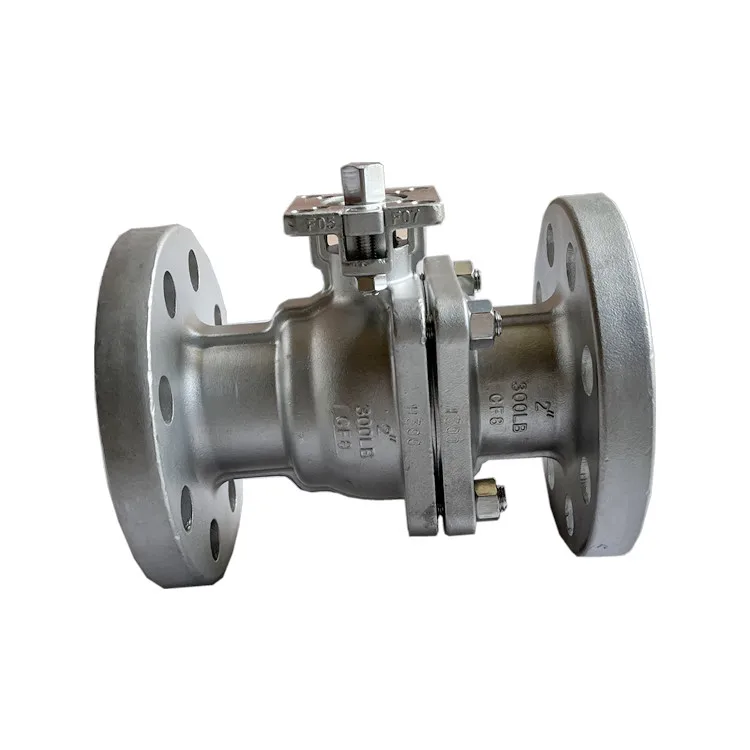 High pressure 2PC API WCB flange ball valve 150LB ball valve