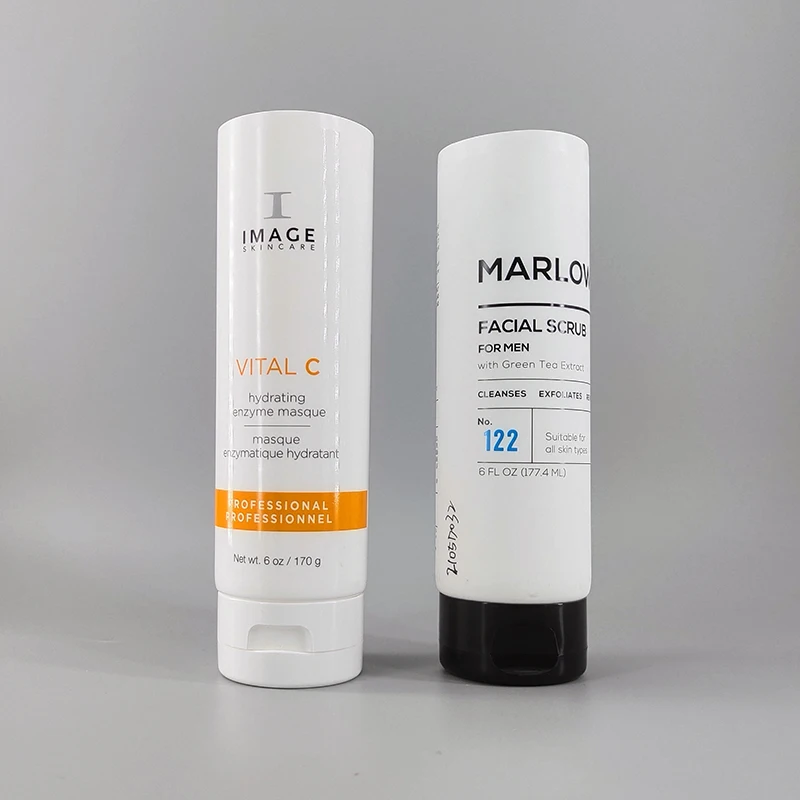 Screw Flip Top Cosmetic Plastic Squeeze Tube Packaging Lotion Cosmetic Bottle Soft Tube for Shampoo